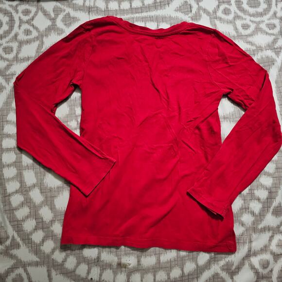 The Original Arizona Jean Company Size M 10/12 Red Long Sleeve Shirt - Picture 5 of 5